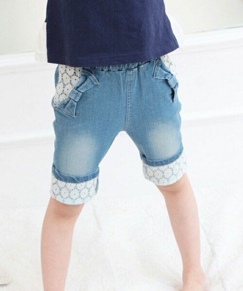 �V���[�g�p���c �L�b�Y ���̎q �ʔ� �f�j���p���c 10002605 �f�j���V���[�g�p���c �n�[�t�p���c �f�j�� �p���c �Z�p�� ���{�� ���[�X ������� ���킢�� �I�V���� ���� �i�`������ �K�[_1