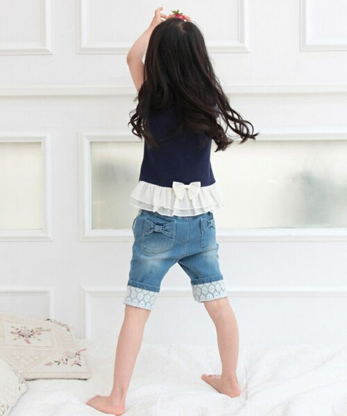 �V���[�g�p���c �L�b�Y ���̎q �ʔ� �f�j���p���c 10002605 �f�j���V���[�g�p���c �n�[�t�p���c �f�j�� �p���c �Z�p�� ���{�� ���[�X ������� ���킢�� �I�V���� ���� �i�`������ �K�[_2