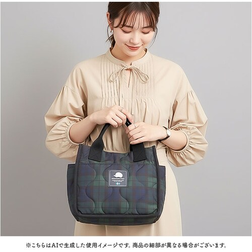 スカンジナビアンフォレスト トートバッグ 251-TTSF868 通販 SCANDINAVIAN FOREST ミニトートバッグ キルティングバック 手提げバッグ 小さめ 軽量 撥水 ナイロン ブラン_2