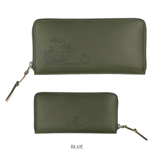 スヌーピー 財布 通販 PEANUTS RIDER 長財布 ロングウォレット 長サイフ サイフ snoopy キャラクター グッズ 大人 向け レディース おしゃれ 本革 革 レザー ラウンドファスナ_12