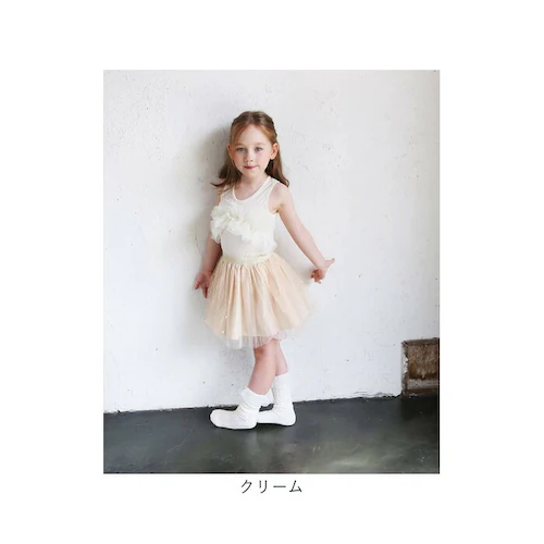 スカート キッズ 女の子 通販 チュールスカート 74012401 チュチュスカート ギャザースカート キラキラ ドット 水玉 ガーリー ウエストゴム フォーマル かわいい オシャレ 可愛い おしゃれ_18