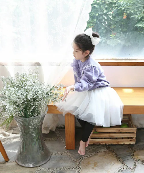 スカート キッズ 女の子 通販 スカートパンツ 54012202 スカッツ レギンス付きスカート チュールスカート チュチュスカート ふんわり フォーマル パーティー 大人っぽい かわいい オシャレ _1