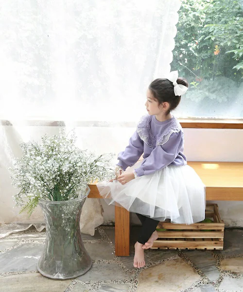 スカート キッズ 女の子 通販 スカートパンツ 54012202 スカッツ レギンス付きスカート チュールスカート チュチュスカート ふんわり フォーマル パーティー 大人っぽい かわいい オシャレ _2