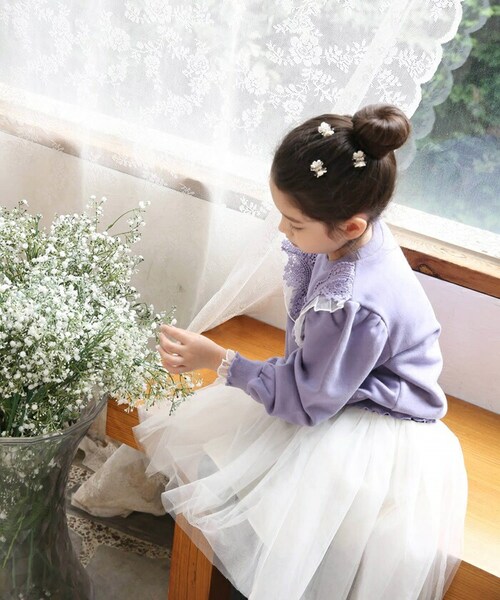 スカート キッズ 女の子 通販 スカートパンツ 54012202 スカッツ レギンス付きスカート チュールスカート チュチュスカート ふんわり フォーマル パーティー 大人っぽい かわいい オシャレ _3