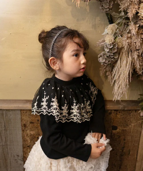 Rora 子供服 スカート 通販 ナデシコ フリフリリボンスカート フレアスカート キッズ 女の子 女子 リボン レース フォーマル カジュアル パーティー お出かけ 誕生日 記念日 かわいい オシャ_8