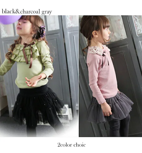 スカート キッズ 女の子 通販 スカートパンツ 10001142 スカッツ レギンス付きスカート チュールスカート チュチュスカート ふんわり キラキラ フォーマル パーティー かわいい オシャレ 可_2