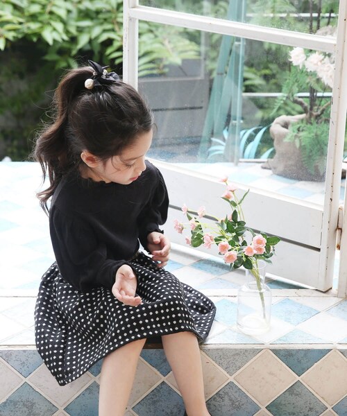 �X�J�[�g �L�b�Y ���̎q �ʔ� �M���U�[�X�J�[�g 10003804 �t�H�[�}�� ������ ���\�� ������ ���w�� �h�b�g ���� �E�G�X�g�S�� �{�����[�� �K�[���[ ���킢�� �I�V���� ���� ������� _7