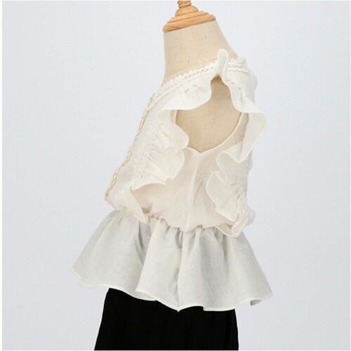 Rora �u���E�X �݂Ȃ� �ʔ� ���[�� ���i �J�b�g�\�[ �L�b�Y �q�� ���̎q ���q ���ǂ� �q�ǂ� ���ꂢ�� �t�����`�X���[�u �t���� ���[�X �{�^�� ������� ���킢�� �I�V���� ���� �J�W��_12