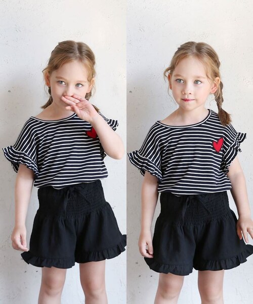 �L�b�Y T�V���c ���� ���̎q �ʔ� �J�b�g�\�[ 73022401 ����T�V���c �ĕ� �t���� �{�[�_�[ �n�[�g �����|�C���g �h���b�v�V�����_�[ ���� ������� ���킢�� �I�V���� ���ǂ� ���q _6