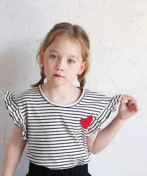 �L�b�Y T�V���c ���� ���̎q �ʔ� �J�b�g�\�[ 73022401 ����T�V���c �ĕ� �t���� �{�[�_�[ �n�[�g �����|�C���g �h���b�v�V�����_�[ ���� ������� ���킢�� �I�V���� ���ǂ� ���q _15