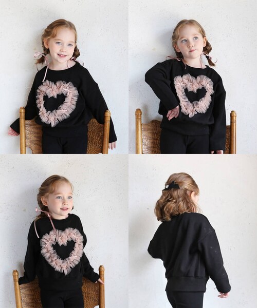 ���̎q �L�b�Y ���� T�V���c �ʔ� ����T 63012302 ����T�V���c �J�b�g�\�[ �`���[�� �n�[�g �X�E�F�b�g ������� ���킢�� �I�V���� ���� �� �R�b�g�� �H �~ �t ���ǂ� ���q ��_4