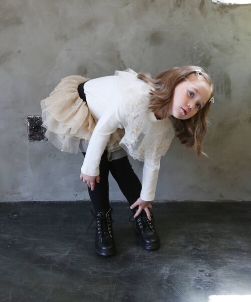 ���̎q �L�b�Y ���� T�V���c �ʔ� ����T 63022302 ����T�V���c �J�b�g�\�[ �n�C�l�b�N ���b�t���J���[ �h�J �`���[�� ������� ���킢�� �I�V���� ���� ���ǂ� ���q ���w�� �g�b�v_6