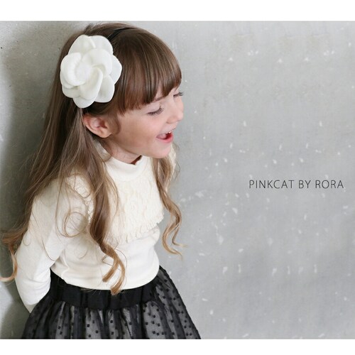 ホワイト 110cm 女の子 キッズ 長袖 Tシャツ 通販 ロンT 10006035 長袖Tシャツ カットソー レース スクエアカラー おしゃれ かわいい オシャレ 可愛い フォーマル カジュアル 春_7