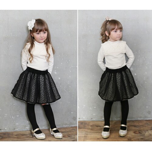 ホワイト 110cm 女の子 キッズ 長袖 Tシャツ 通販 ロンT 10006035 長袖Tシャツ カットソー レース スクエアカラー おしゃれ かわいい オシャレ 可愛い フォーマル カジュアル 春_9