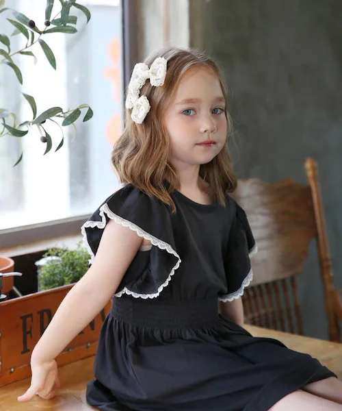 Rora �w�A�N���b�v �L�b�Y 2�Z�b�g �ʔ� ���C���[ ������ ������ ���{�� �傫�� ���[�X �z���C�g ���̎q �q�� �q�ǂ� ���ǂ� �t�H�[�}�� �i�`������ �J�W���A�� ������ ���w�� ������ _4