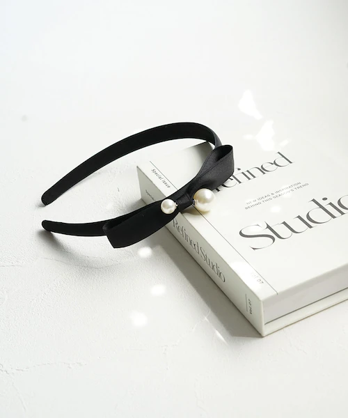 Rora カチューシャ キッズ 通販 エバー パール 髪飾り 髪留め 髪どめ ヘアアクセサリー ヘアバンド ヘッドドレス 子供 女の子 リボン サテン 結婚式 発表会 七五三 フォーマル 可愛い おし_10