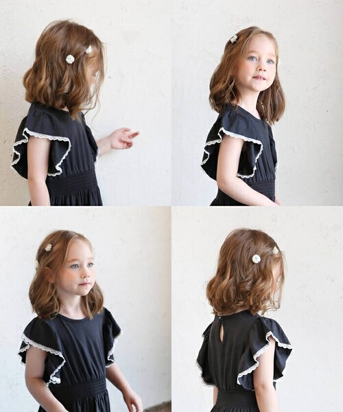 �w�A�N���b�v �L�b�Y 2�Z�b�g �ʔ� �w�A �N���b�v 68012302 �}�[�K���b�g�~�j�N���b�v ���� �t�����[ �q�� ���̎q ������ ���w�� ������ ���\�� ���킢�� ������� ���� �w�A�A����_3