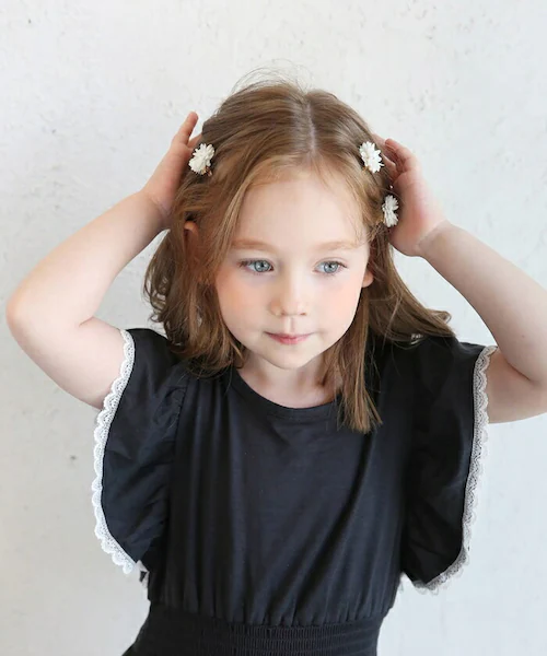 �w�A�N���b�v �L�b�Y 2�Z�b�g �ʔ� �w�A �N���b�v 68012302 �}�[�K���b�g�~�j�N���b�v ���� �t�����[ �q�� ���̎q ������ ���w�� ������ ���\�� ���킢�� ������� ���� �w�A�A����_4