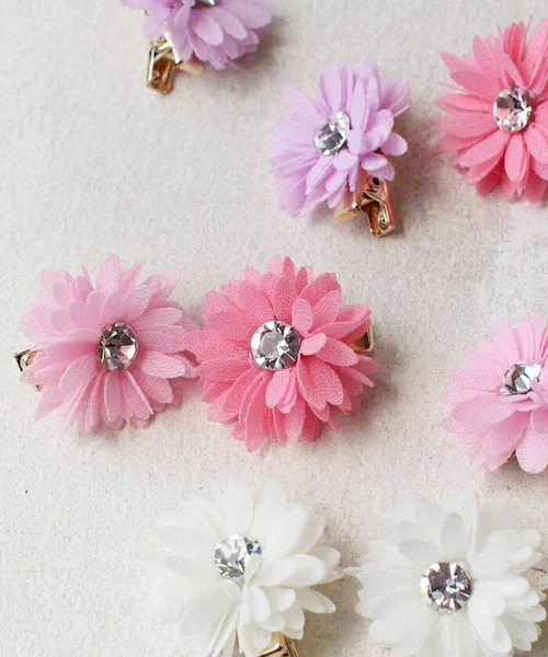 �w�A�N���b�v �L�b�Y 2�Z�b�g �ʔ� �w�A �N���b�v 68012302 �}�[�K���b�g�~�j�N���b�v ���� �t�����[ �q�� ���̎q ������ ���w�� ������ ���\�� ���킢�� ������� ���� �w�A�A����_11