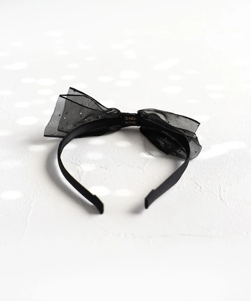 Rora カチューシャ キッズ 通販 エトワール 髪飾り 髪留め 髪どめ ヘアアクセサリー ヘアバンド ヘッドドレス 子供 女の子 リボン 大きめ 透け感 ドット フォーマル カジュアル 結婚式 発表_10