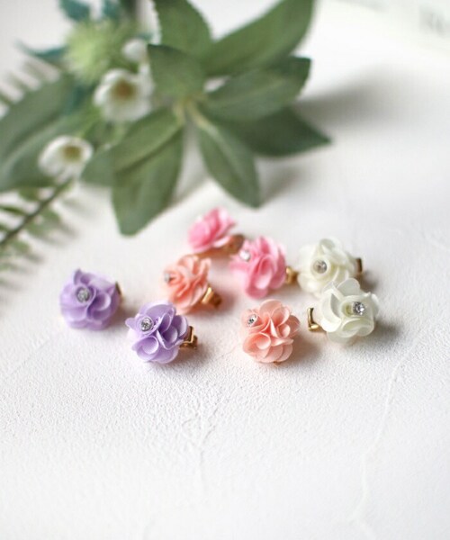 Rora �w�A�N���b�v �L�b�Y 2�Z�b�g �ʔ� ���[�Y���� ���� �t�����[ ���C���X�g�[�� �w�A�[�N���b�v ���ǂ� ������ �w�A�A�N�Z�T���[ ������ �q�� ���̎q ��l���ۂ� ������ ���w�� ������_1