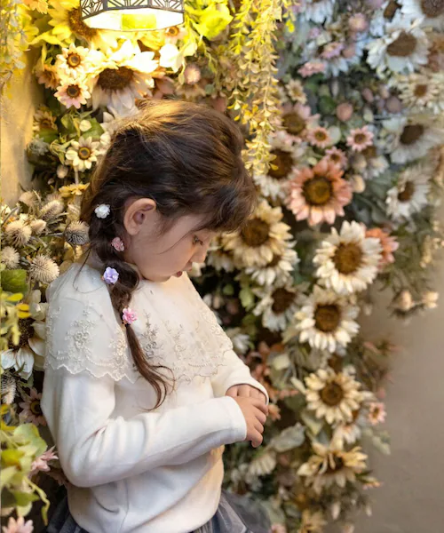 Rora �w�A�N���b�v �L�b�Y 2�Z�b�g �ʔ� ���[�Y���� ���� �t�����[ ���C���X�g�[�� �w�A�[�N���b�v ���ǂ� ������ �w�A�A�N�Z�T���[ ������ �q�� ���̎q ��l���ۂ� ������ ���w�� ������_7