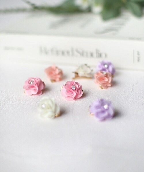 Rora �w�A�N���b�v �L�b�Y 2�Z�b�g �ʔ� ���[�Y���� ���� �t�����[ ���C���X�g�[�� �w�A�[�N���b�v ���ǂ� ������ �w�A�A�N�Z�T���[ ������ �q�� ���̎q ��l���ۂ� ������ ���w�� ������_14