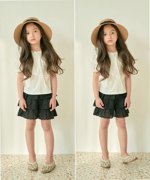 麦わら帽子 キッズ 女の子 通販 ストローハット 麦わら 帽子 リボン ストロー ハット 子供 こども 子ども カジュアル ナチュラル 夏 春夏 おでかけ お出かけ 夏休み 旅行 かわいい おしゃれ _3