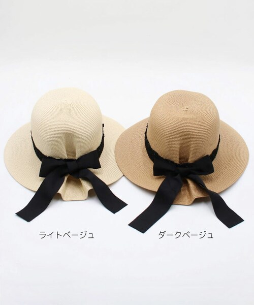 麦わら帽子 キッズ 女の子 通販 ストローハット 麦わら 帽子 リボン ストロー ハット 子供 こども 子ども カジュアル ナチュラル 夏 春夏 おでかけ お出かけ 夏休み 旅行 かわいい おしゃれ _17