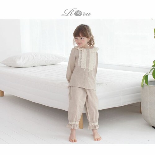 �p�W���} �O�J�� ���̎q �L�b�Y �ʔ� �Z�b�g�A�b�v 10006256 �㉺�Z�b�g ���� �㉺ ���Y�{�� ���[�X �t���� ��100 �i�`������ �x�[�W�� ������� ���킢�� �I�V���� ���� ���[���E_8