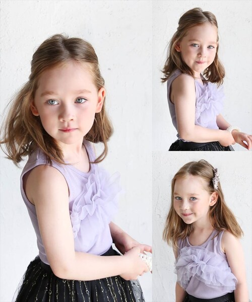 �L�b�Y �^���N�g�b�v ���̎q �ʔ� �m�[�X���[�u 73012401 ���u�^���N�g�b�v �J�b�g�\�[ �ĕ� ���Ȃ� �t���� �I�[�K���W�[ �`���[�� �L�k �X�g���b�` ���ǂ� ���q ���킢�� ������� ��_9