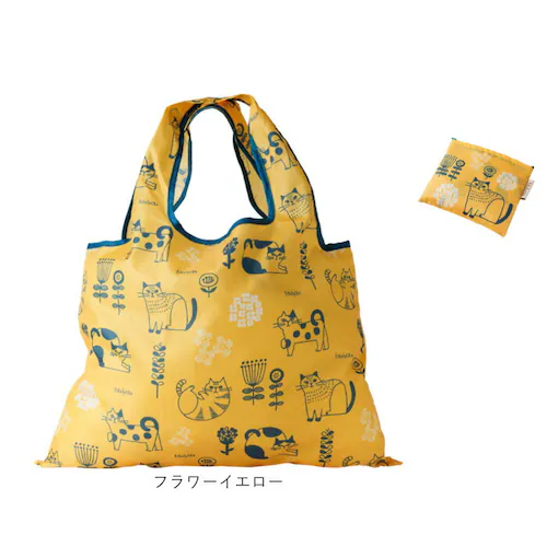 fikalycka エコバッグ フィーカリュッカ 通販 エコバック マイバッグ マイバック レディース 折りたたみ かわいい 2way マチ広 マチ付き コンパクト 可愛い おしゃれ 猫グッズ ネコ _13