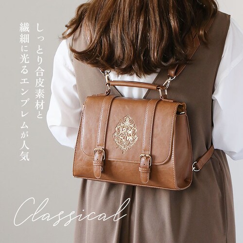 WINERED.グリフィンドール FLAPPER ハリーポッター バッグ 通販 サッチェルバッグ ショルダーバッグ リュック ミニリュック ホグワーツ エンブレム フラッパー サッチェルバック ショル_3