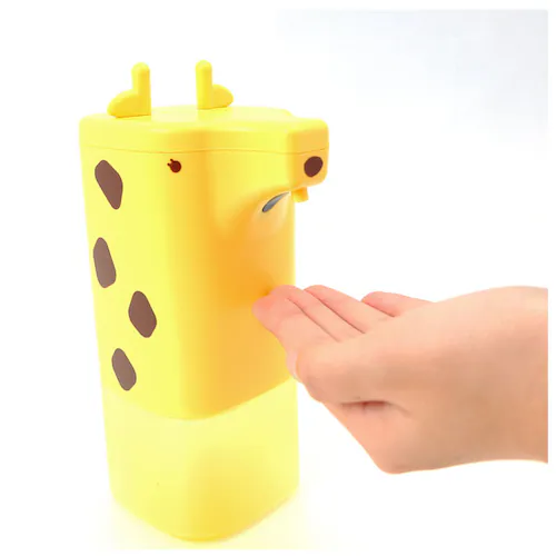 ハンドソープ ディスペンサー 自動 泡 通販 オートディスペンサー 液体 かわいい おしゃれ 子供 こども 子ども キッズ アニマル 動物 ノータッチ 電池式 乾電池 コードレス アニマルオートディス_5