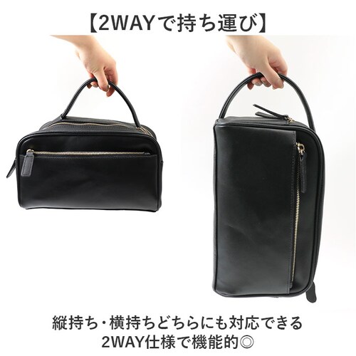 セカンドバッグ メンズ ダブルファスナー 通販 クラッチバッグ セカンド バッグ ブランド トリプルファスナー 牛革 おしゃれ オシャレ ギフト 贈り物 紳士 男性 サフィアーノレザー BEAMZ S_6