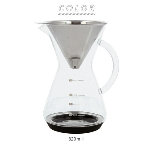 �R�[�q�[ �h���b�p�[ �T�[�o�[ �Z�b�g �ʔ� �R�[�q�[�h���b�p�[ �n���h�h���b�v �t�B���^�[�s�v �X�e�����X�t�B���^�[ �X�e�����X���b�V���t�B���^�[ 5�t�� 820ml BrewCoffee �u�����[_9