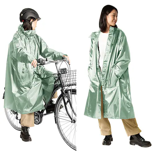 makku マック バッグイン サイクル レインコート AS-5150 通販 サイクルレインコート サイクルレインポンチョ レインポンチョ レインウェア レインウエア レイングッズ 自転車 反射プリン_14