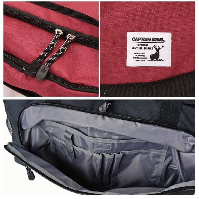 レッド CAPTAIN STAG キャプテンスタッグ スポーツバッグ 大容量 通販