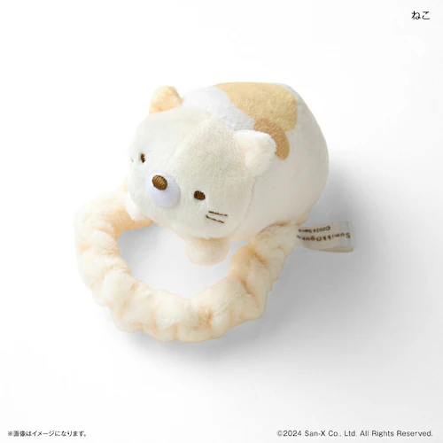 すみっコぐらしグッズ 通販 すみっコぐらし シュシュ キャラクター 髪飾り ぬいぐるみシュシュ ちょこんぐるみシュシュ かわいい まとめ髪 大きめ ヘアアクセサリー おしゃれ 洗顔 まとめる ヘアケア_4