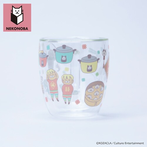 NEKONOBA �O�b�Y �ʔ� �l�R�m�o �}�O�J�b�v �K���X ��d ���킢�� ��l���� �L�����N�^�[ �H��@�s�� �d�q�����W�s�� �L �˂� �l�R �L�O�b�Y ������� 300ml �R�[�q�[�p�i �����p_2