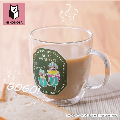 NEKONOBA �O�b�Y �ʔ� �l�R�m�o �}�O�J�b�v �K���X ��d ���킢�� ��l���� �L�����N�^�[ �H��@�s�� �d�q�����W�s�� �L �˂� �l�R �L�O�b�Y ������� 300ml �R�[�q�[�p�i �����p_6