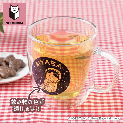 NEKONOBA �O�b�Y �ʔ� �l�R�m�o �}�O�J�b�v �K���X ��d ���킢�� ��l���� �L�����N�^�[ �H��@�s�� �d�q�����W�s�� �L �˂� �l�R �L�O�b�Y ������� 300ml �R�[�q�[�p�i �����p_10