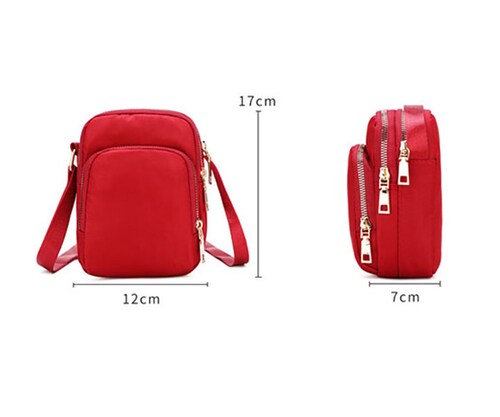 3ポケット縦型ショルダーバッグ おしゃれ 軽量 大容量 防水 通勤 通学 旅行 シンプル デザイン 多機能 便利 bag カジュアル お出かけ 小さめ ミニバッグ ポータブル トレンド 人気 軽い シ_8