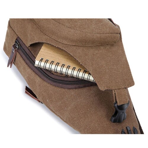 キャンバス風ボディバック ボディバッグ キャンバス素材 メンズ レディース おしゃれ シンプル 多機能 軽量 旅行 散歩 通勤 通学 スポーツ カジュアルバッグ 軽量 使いやすい 便利なポケット 収納_4