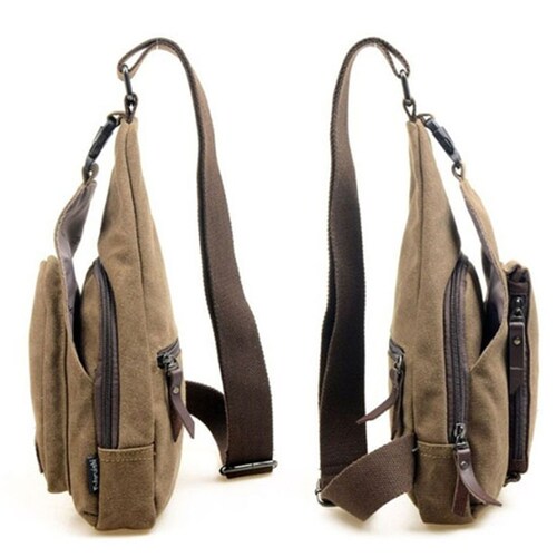 キャンバス風ボディバック ボディバッグ キャンバス素材 メンズ レディース おしゃれ シンプル 多機能 軽量 旅行 散歩 通勤 通学 スポーツ カジュアルバッグ 軽量 使いやすい 便利なポケット 収納_7