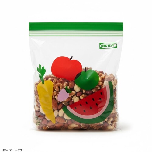 IKEA �C�P�A ISTAD �C�[�X�^�[�h �t���[�U�[�o�b�O �ʕ� ��� �͗l �O���[�� 25�� (�� �X�C�J25) �ۑ��� ���� �Ⓚ �① �ė��p�� �H�i�ۑ� ��������_1