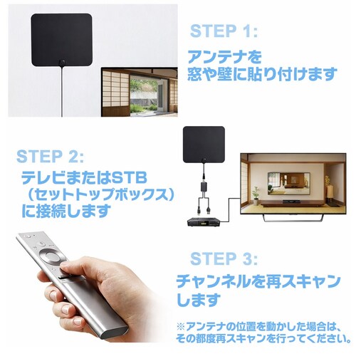 �y�[�p�[�A���e�i �����A���e�i �e���r �n�f�W �A���e�i �H���s�v �ȒP�ݒu �� �\��t�� 4K�掿/�t��HD�Ή� �S���ʎ�M ���� �����x �|�[�^�u�� ���z�� �Ԓ���_6