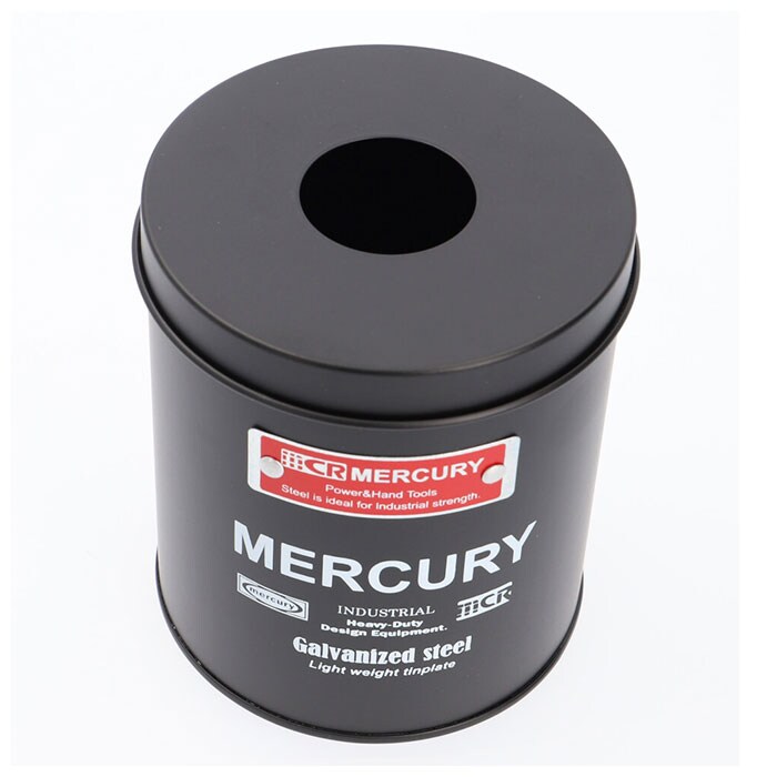 ホワイト マーキュリー ティッシュボックス mercury 通販 ブリキ