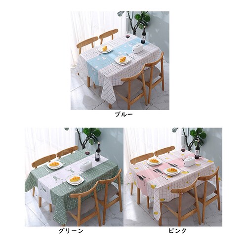 北欧スタイルテーブルクロス キッチングッズ 北欧スタイルテーブルクロス おしゃれ モダン 撥水加工 長方形 テーブルカバー 北欧風 インテリア ナチュラル キッチン ダイニング マット シンプル デザ_8