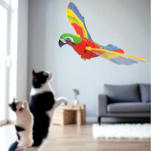 電動 猫 おもちゃ 鳥 通販 猫じゃらし 吊り下げ ペット用 猫おもちゃ 猫用 動く キャットトイ ねこ ねこじゃらし ネコ お留守番 羽ばたく 運動不足 一人遊び ペット用品 ペットグッズ ネコ用 _8